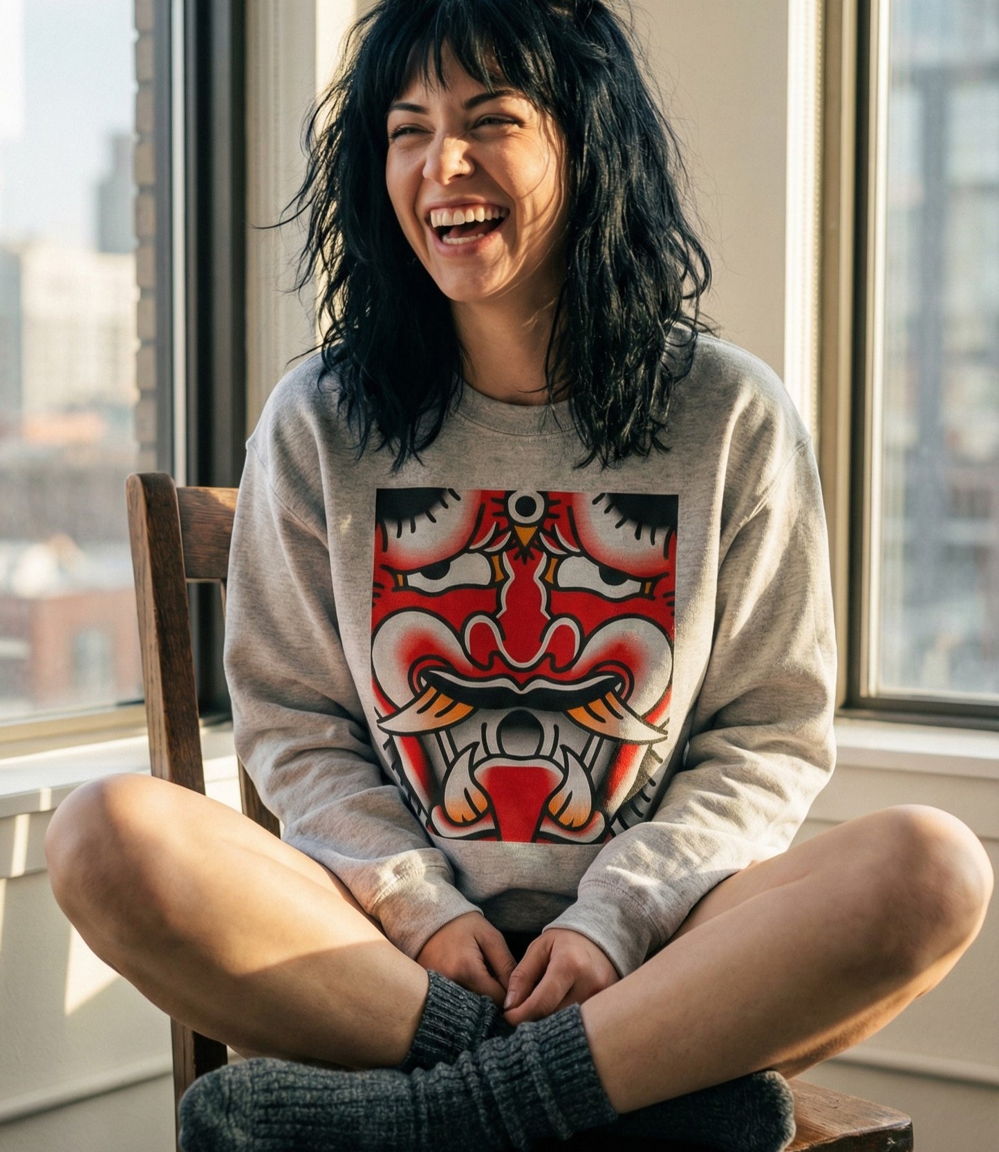 Hannya Crewneck Sweatshirt
